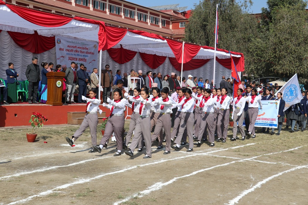 महालक्ष्मी नगरपालिकामा राष्ट्रपति रनिङ शिल्ड प्रतियोगिता सुरु 